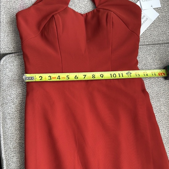 NWT| Hayley Paige Dress y ocasions color Siena/siena style no: 52014 - Picture 11 of 15